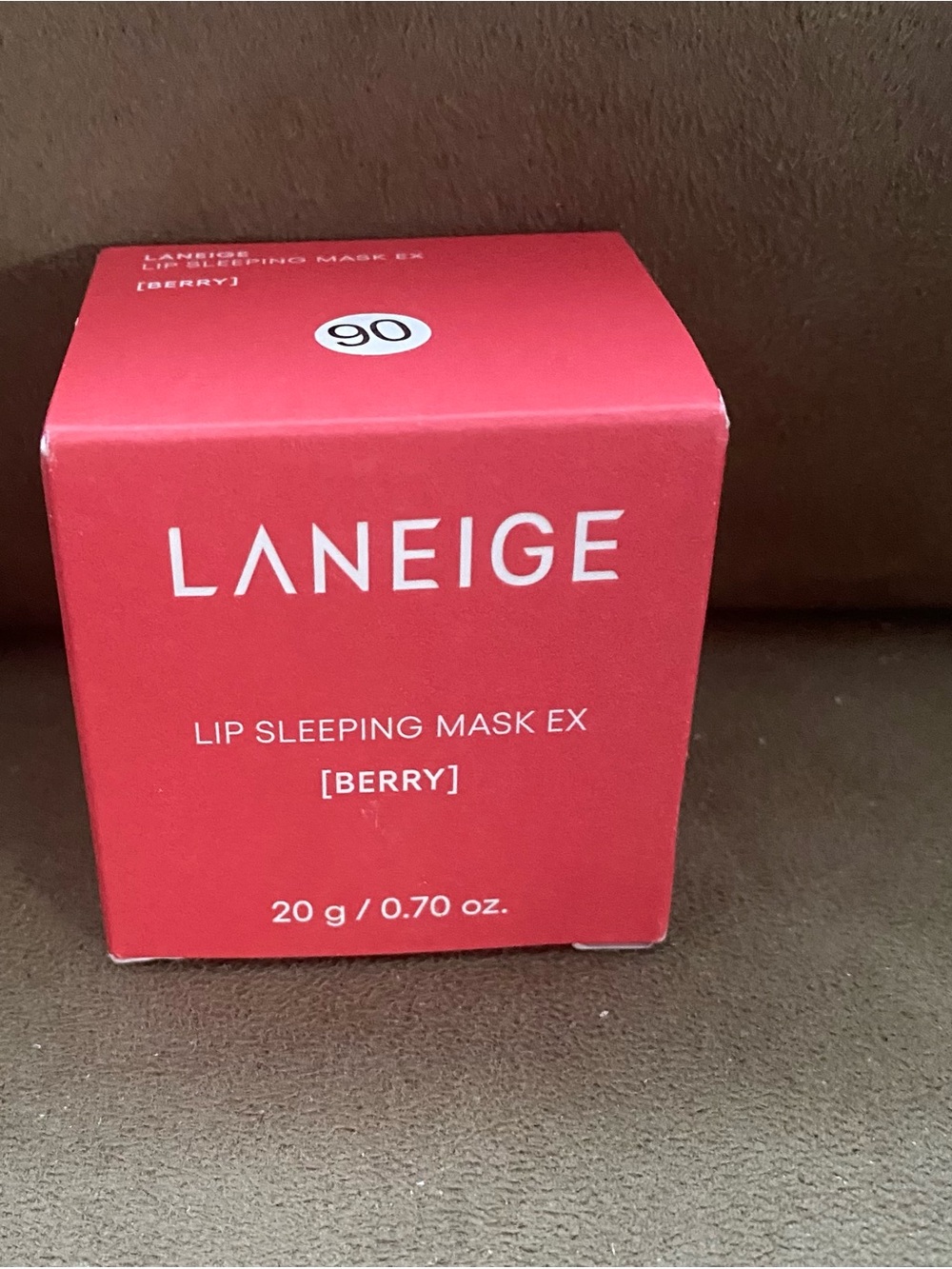LANEIGE Lip Sleeping Mask EX - Berry Red Packaging